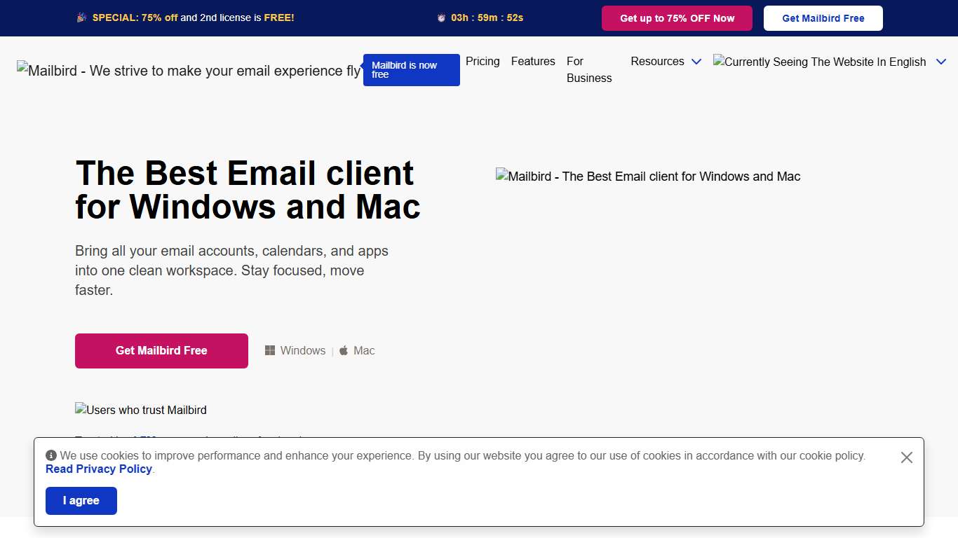 Manage multiple accounts with the best email client 2026 Mailbird